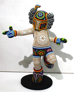 "BOBA FETT & CELEBRATION" by Chroma aka Rick Wolfryd 2026, Huichol Sculptures.