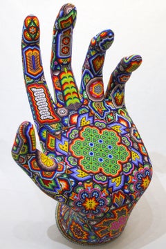 CHROMA, alias Rick Wolfryd, « PERFECT HAND 2 », série « REACHING OUT », 2026, 36 pouces…