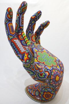 CHROMA, alias Rick Wolfryd, « PERFECT HAND 2 », série « REACHING OUT », 2026, 36 pouces…