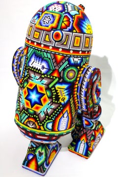 CHROMA alias Rick Wolfryd R2-D2, STAR WARS, HUICHOL-KUNST, 2026 BEST OF CHROMA