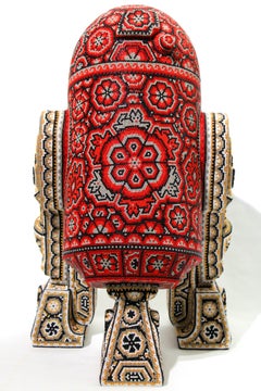 CHROMA aka Rick Wolfryd "R2-D2 RED", STAR WARS, HUICHOL ART, 2026 BEST OF CHROMA
