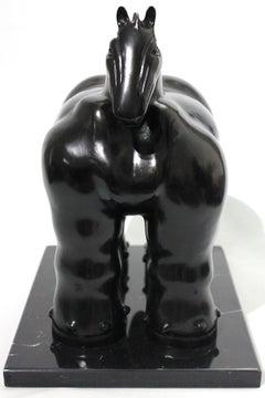 After Botero Horse Bronze Sculpture, Contemporary, 20th Century beautiful work