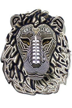 CHROMA aka Rick Wolfryd "Lion Head" Huichol, Contemporary, Mixed Media, 2026