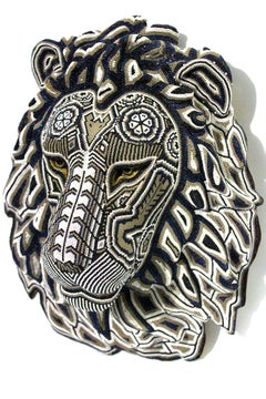 CHROMA aka Rick Wolfryd "Lion Head" Huichol, Contemporary, Mixed Media, 2026