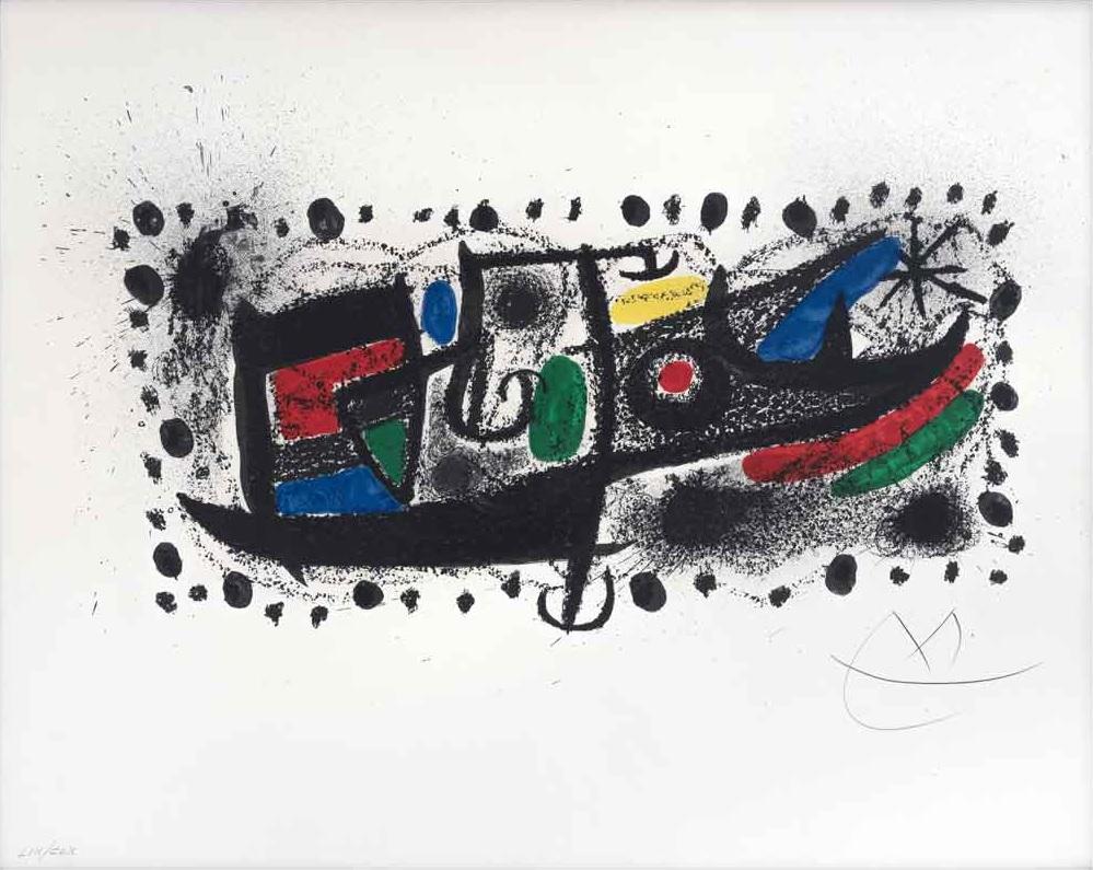 Joan Miró Abstract Print - Star Scene