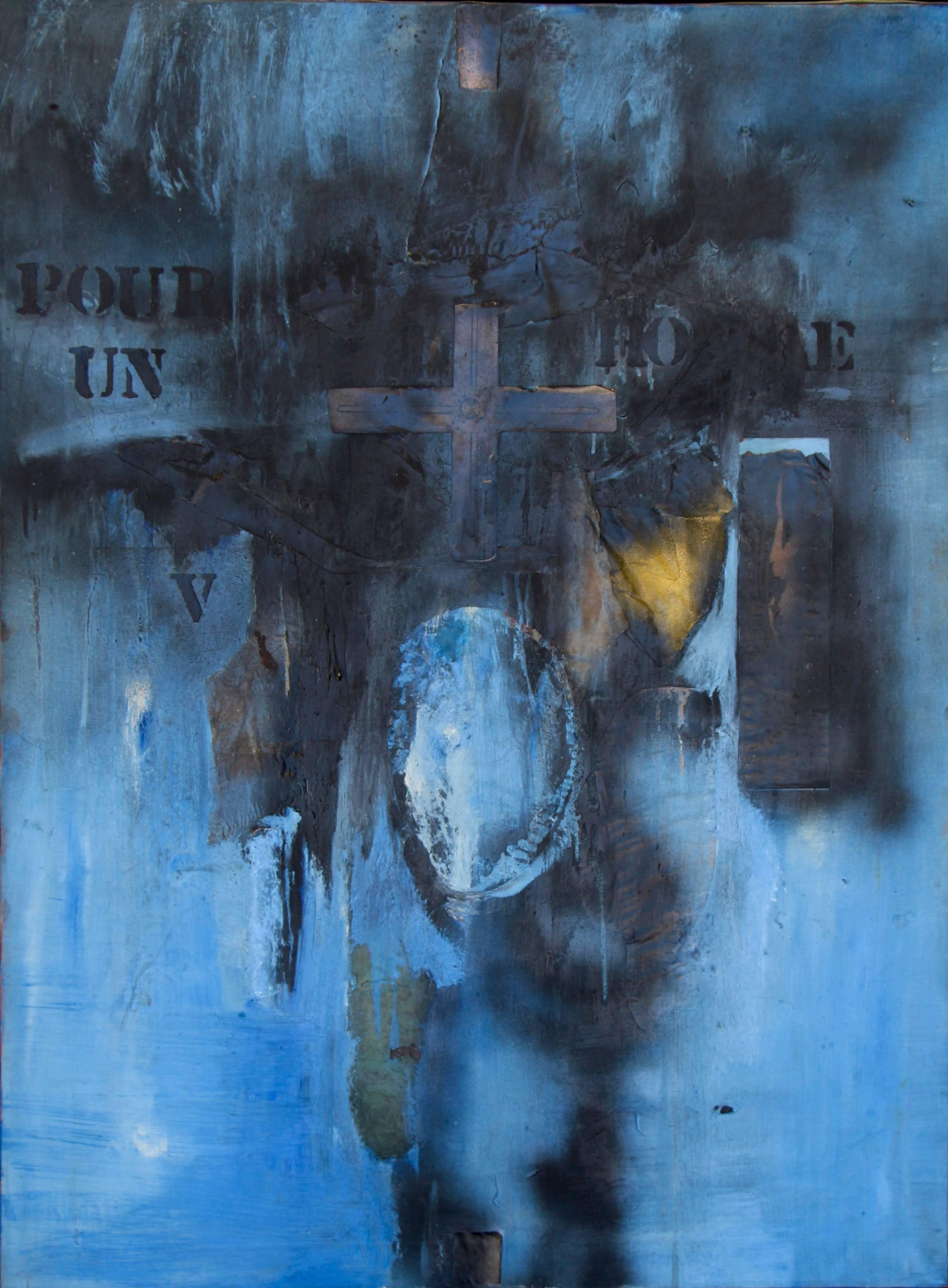 Abstract Painting di Lynne Flexner Berger - Collage