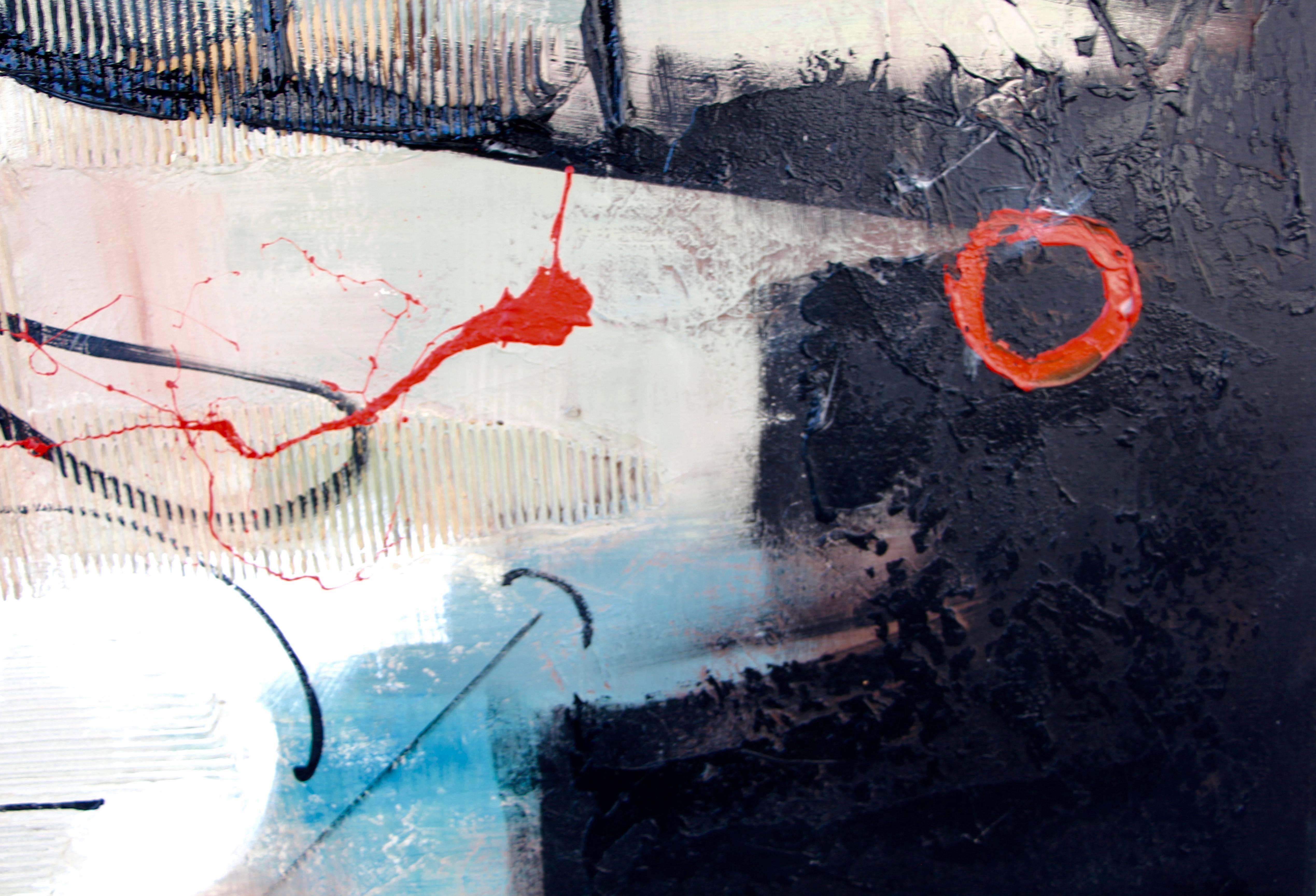 Abstrakt (Grau), Abstract Painting, von Gunnar Erman