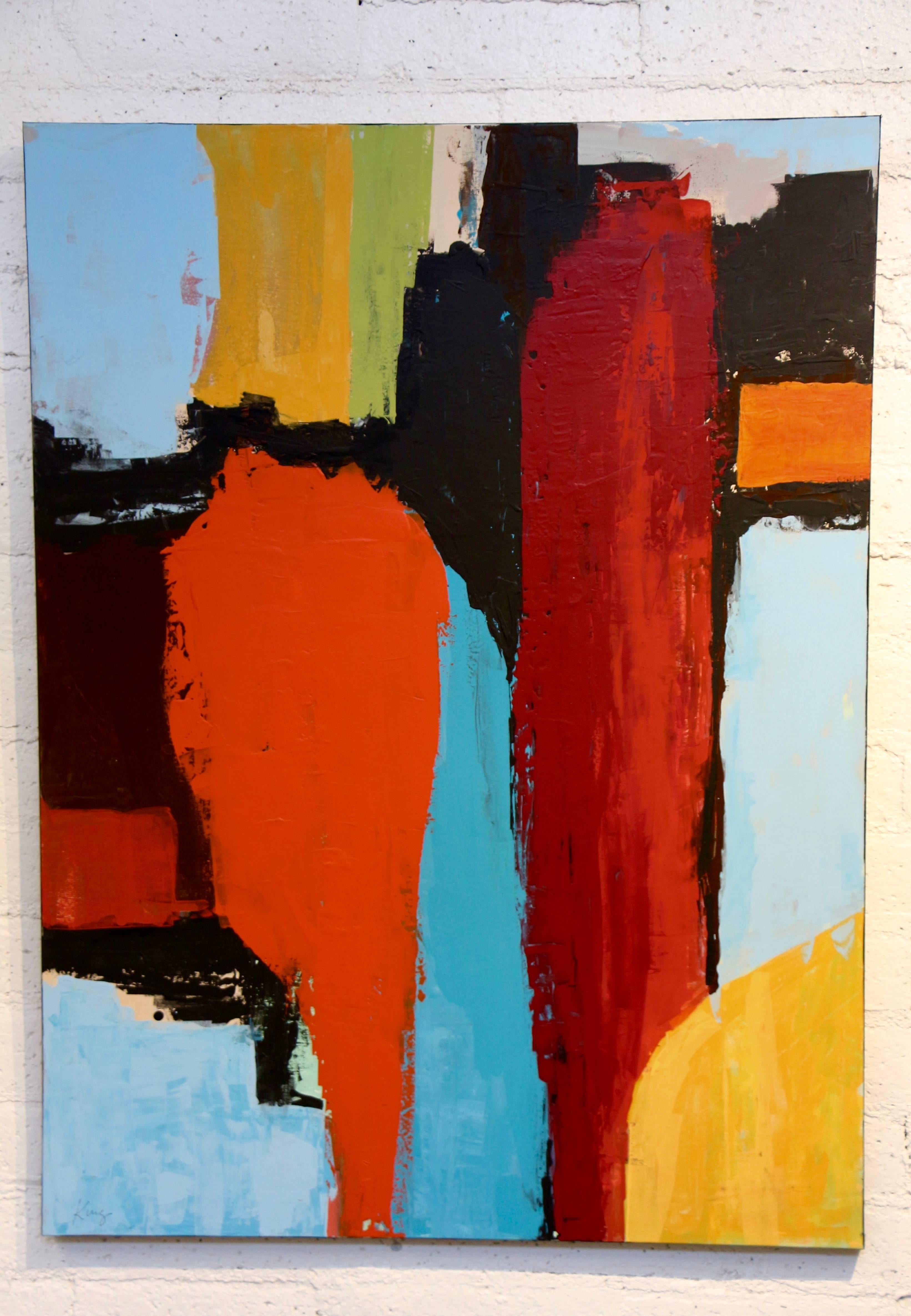 Jeffrey King Abstract Painting - You brought out the best in me