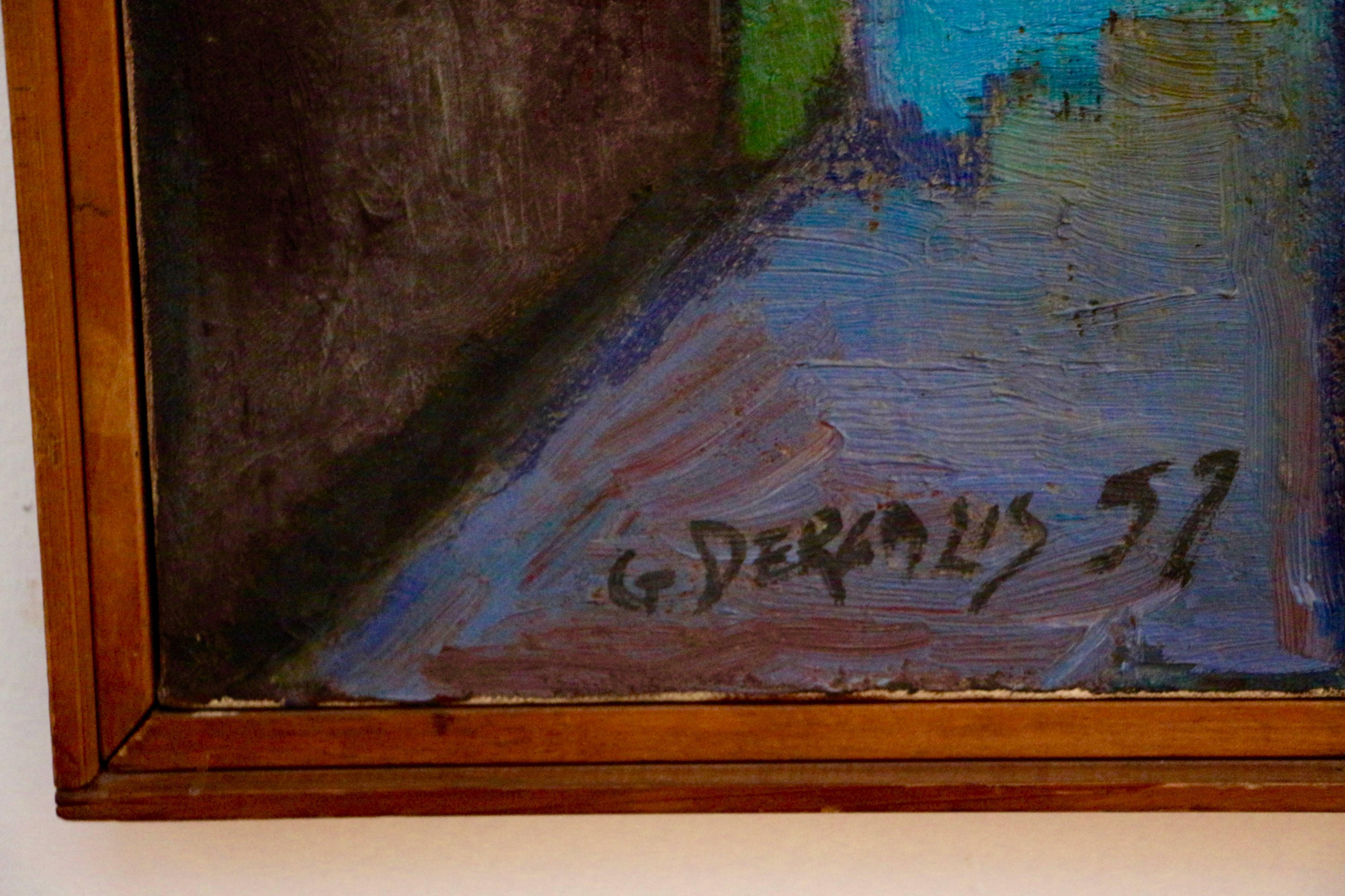 Paesaggio - Abstract Painting Grigio di George Dergalis