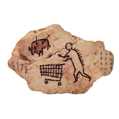 Banksy Peckham Rock, Color Print on Wood, Contemporary, 21st Century