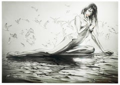 Hajime Sorayama Untitled LED 40 (Artist Proof Woman in Water)