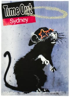 Affiche « Banksy Time Out Sydney », lithographie en édition limitée, 2010, n° 464