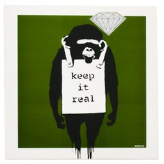 DJ DM Keep It Real Laugh Now, Limited Edition, Banksy Artwork Green Cover, 2008