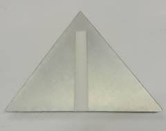 Untitled #76 (Triangle with 3/4 white line in middle)
