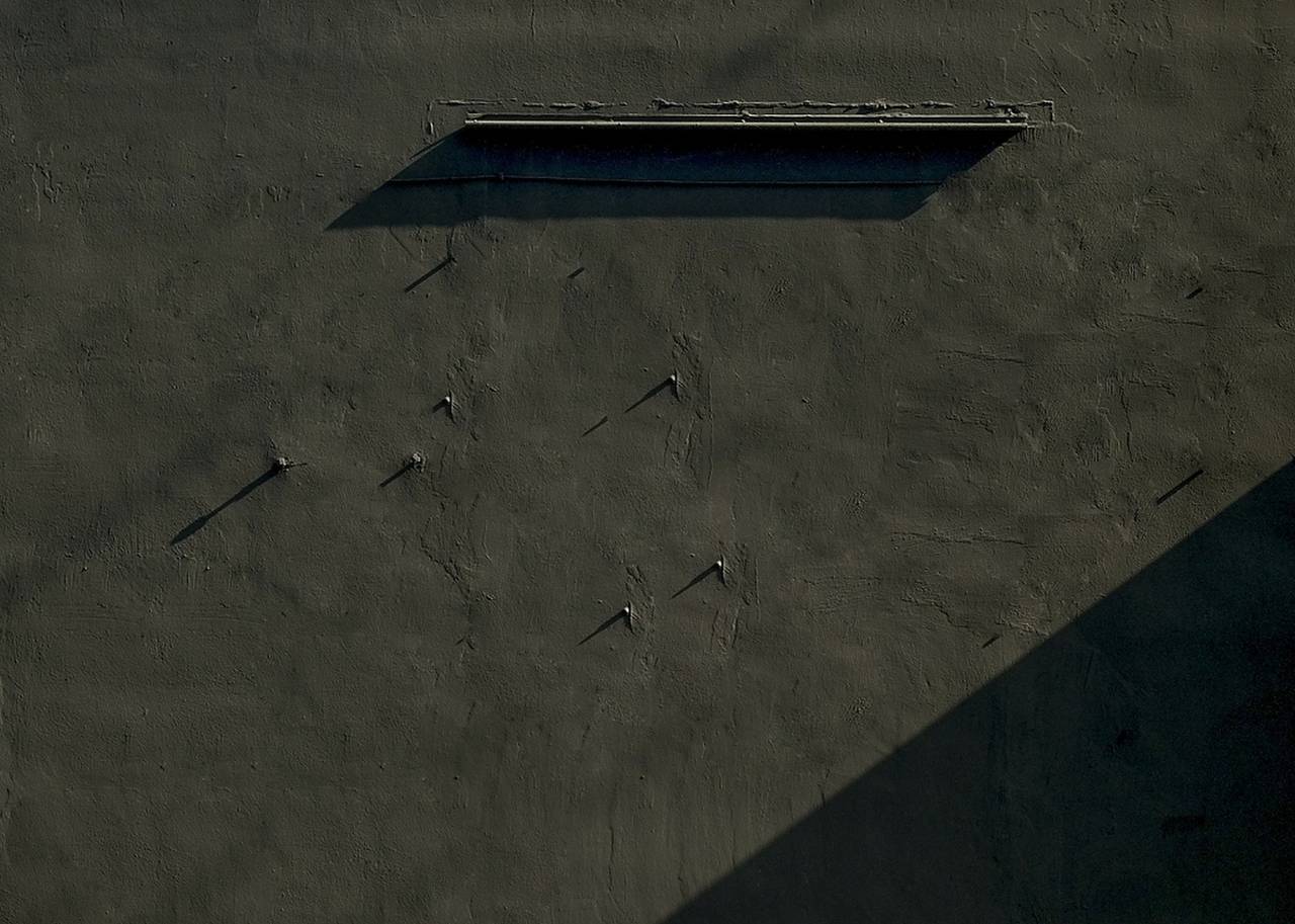 In Grey: Diagonal Shadows        [Miami, 2011] - Photograph by John Fraser