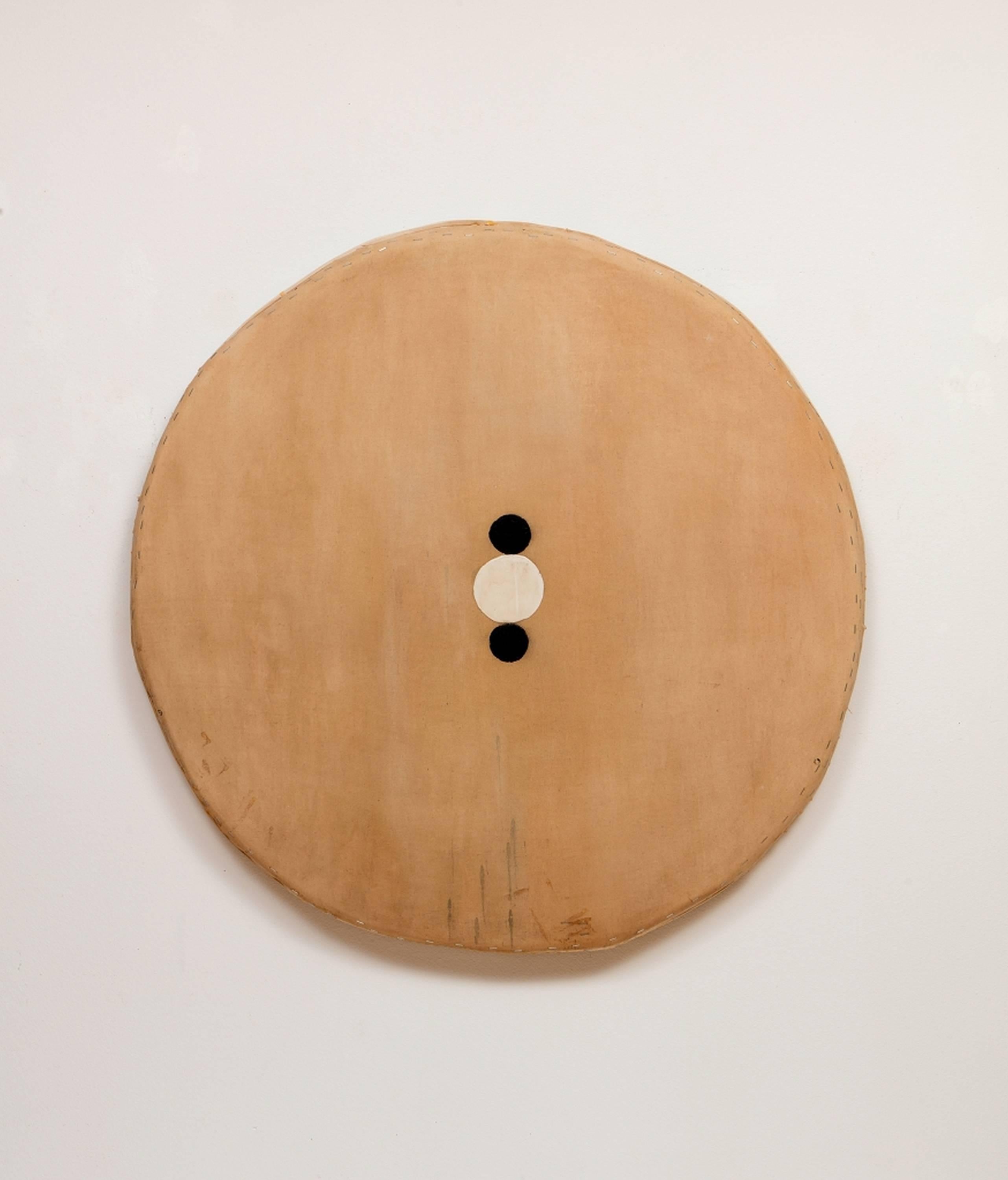 Four Circles Two Black - Painting by Otis Jones