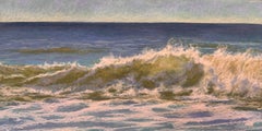 Ocean's Poetry - Pastel Impressionist Wave Painting