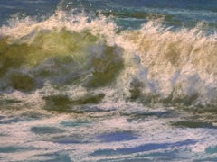 Ocean's Poetry - Pastel Impressionist Wave Painting