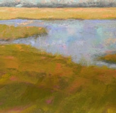 Days Like These - Pastel Marsh Impressionist Painting