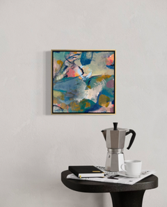 High Tide - Small Square Framed Acrylic Painting