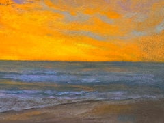 Ribbon In The Sky - Pastel Sunset Landscape Painting