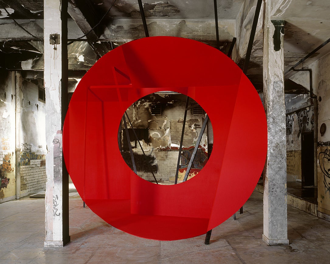 Georges Rousse Landscape Photograph - Marseille, landscape, architecture, space 