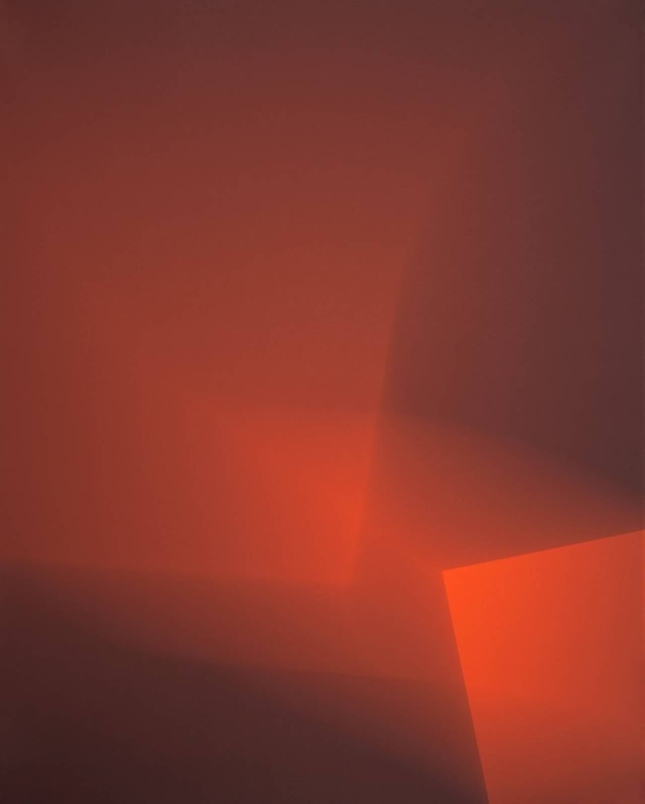 Richard Caldicott Color Photograph - abstraction, light, red