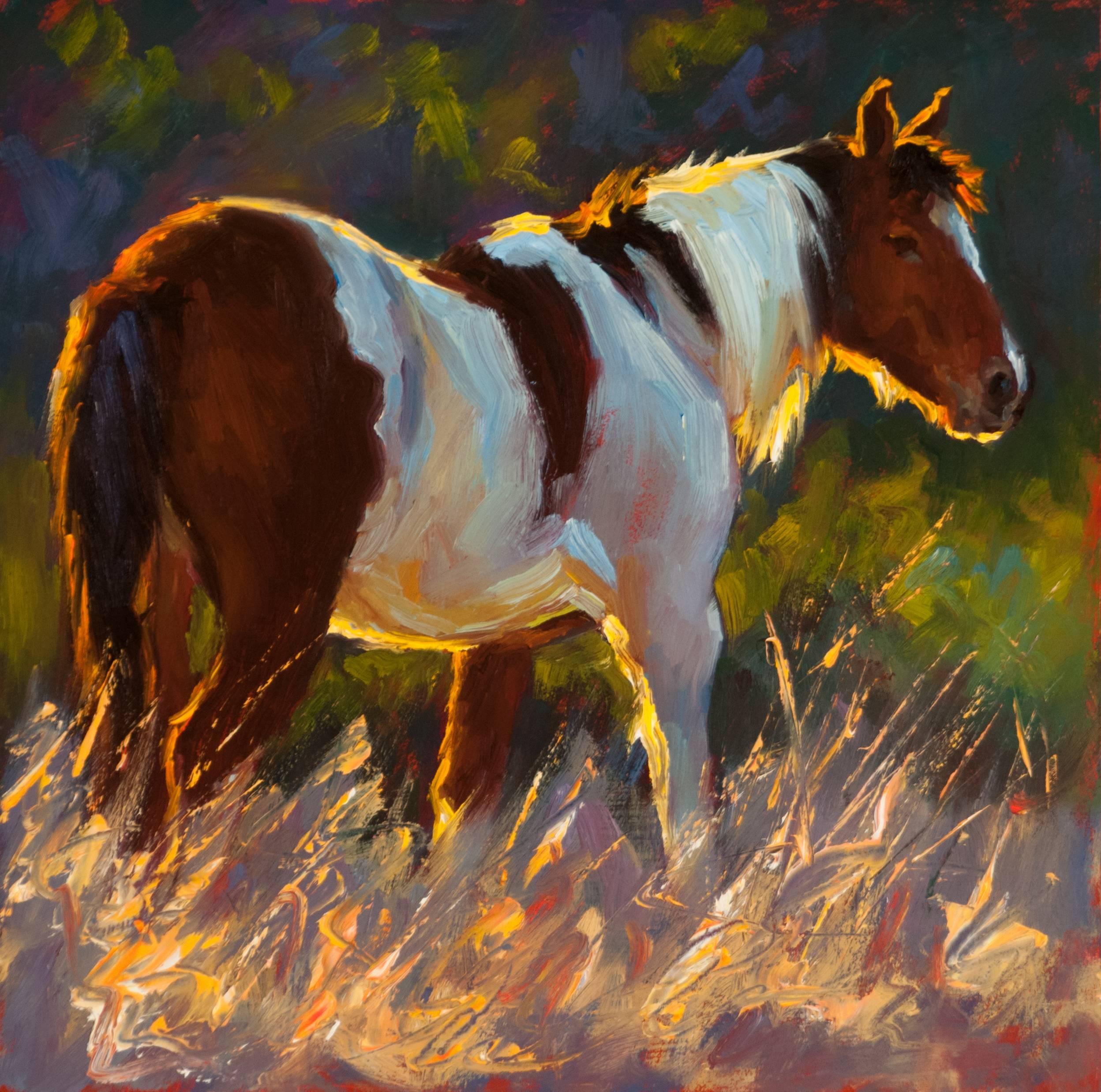 Cheri Christensen Animal Painting - Paint in the Evening