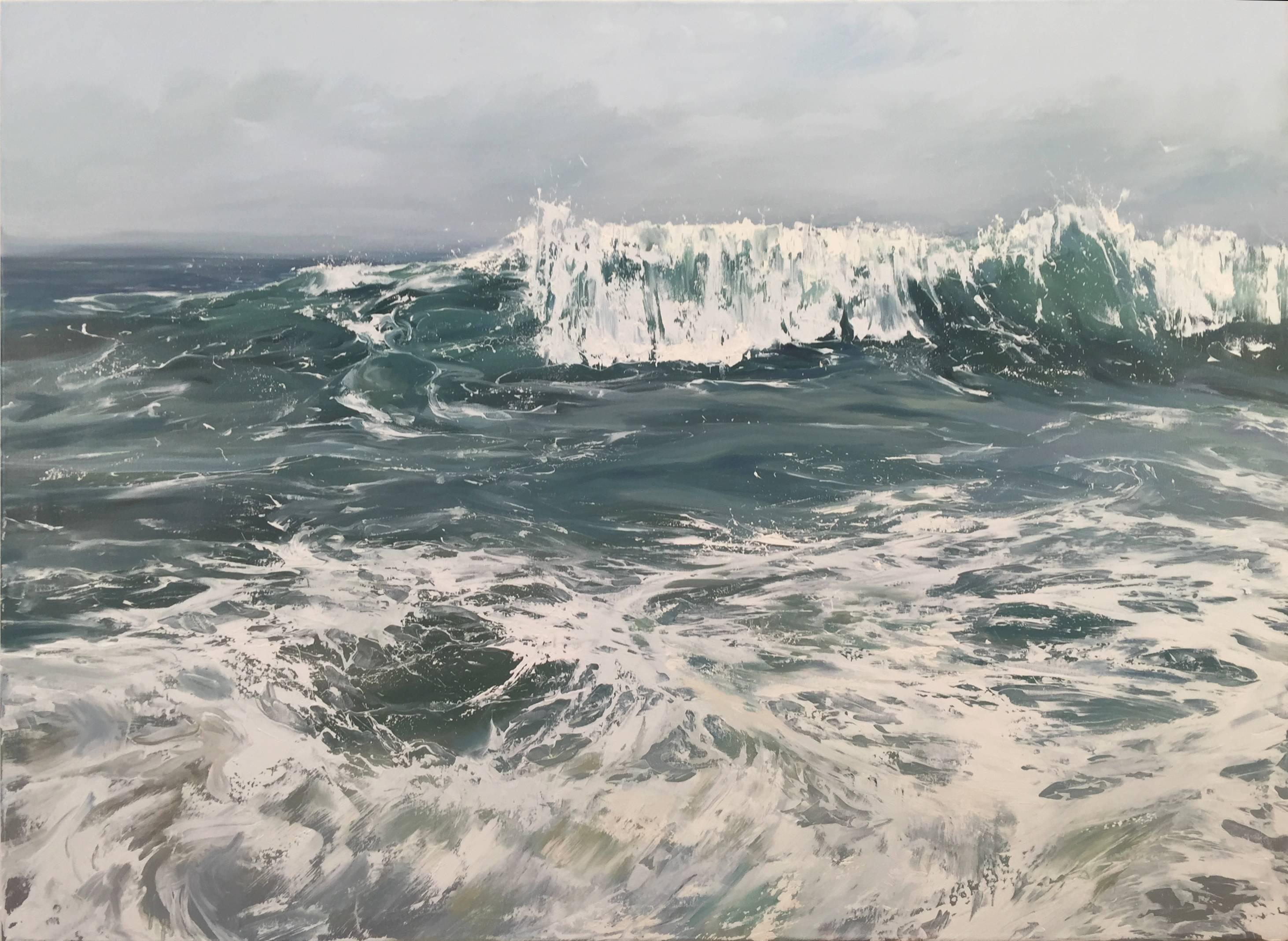 Annie Wildey Landscape Painting - Swell After the Storm