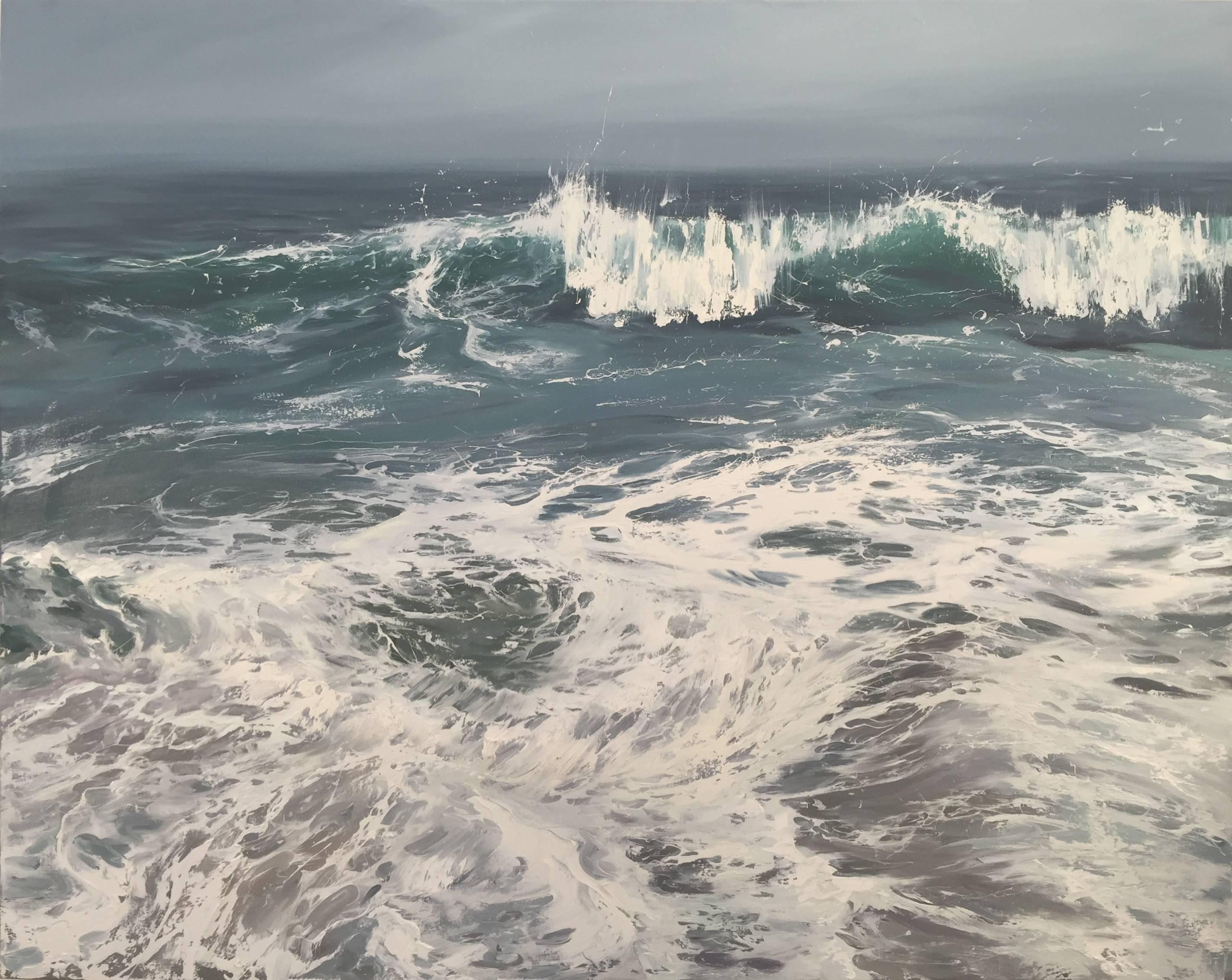 Annie Wildey Landscape Painting - Swell After the Storm II