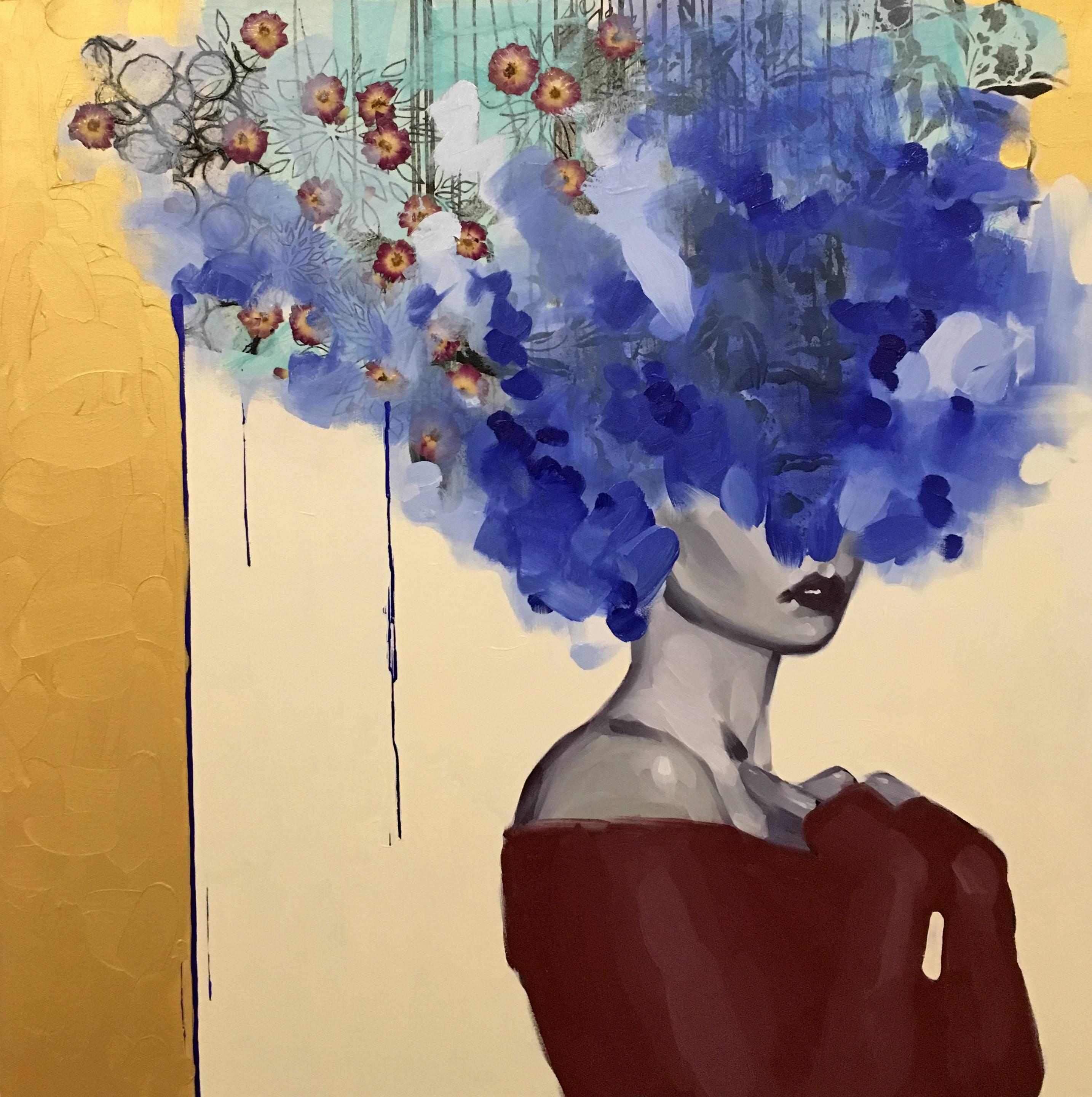 Anna Kincaide Figurative Painting - Sharing Secrets