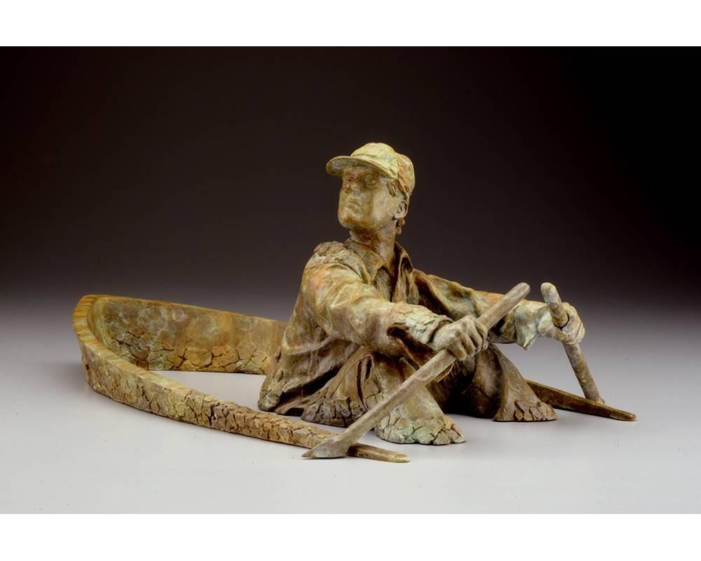 David Phelps Figurative Sculpture - Oarsman