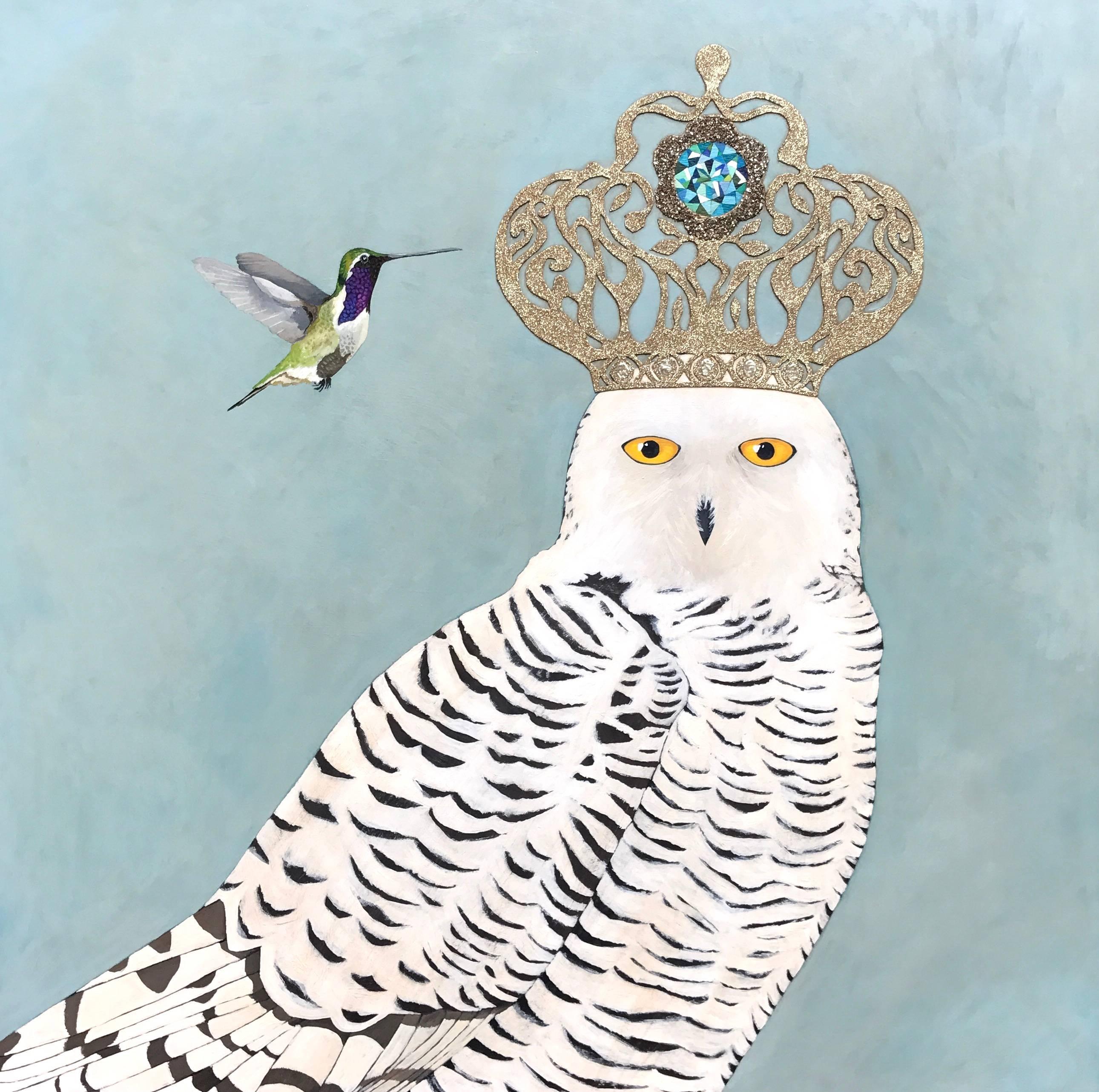 Leslie Barron Animal Painting - Her Majesty