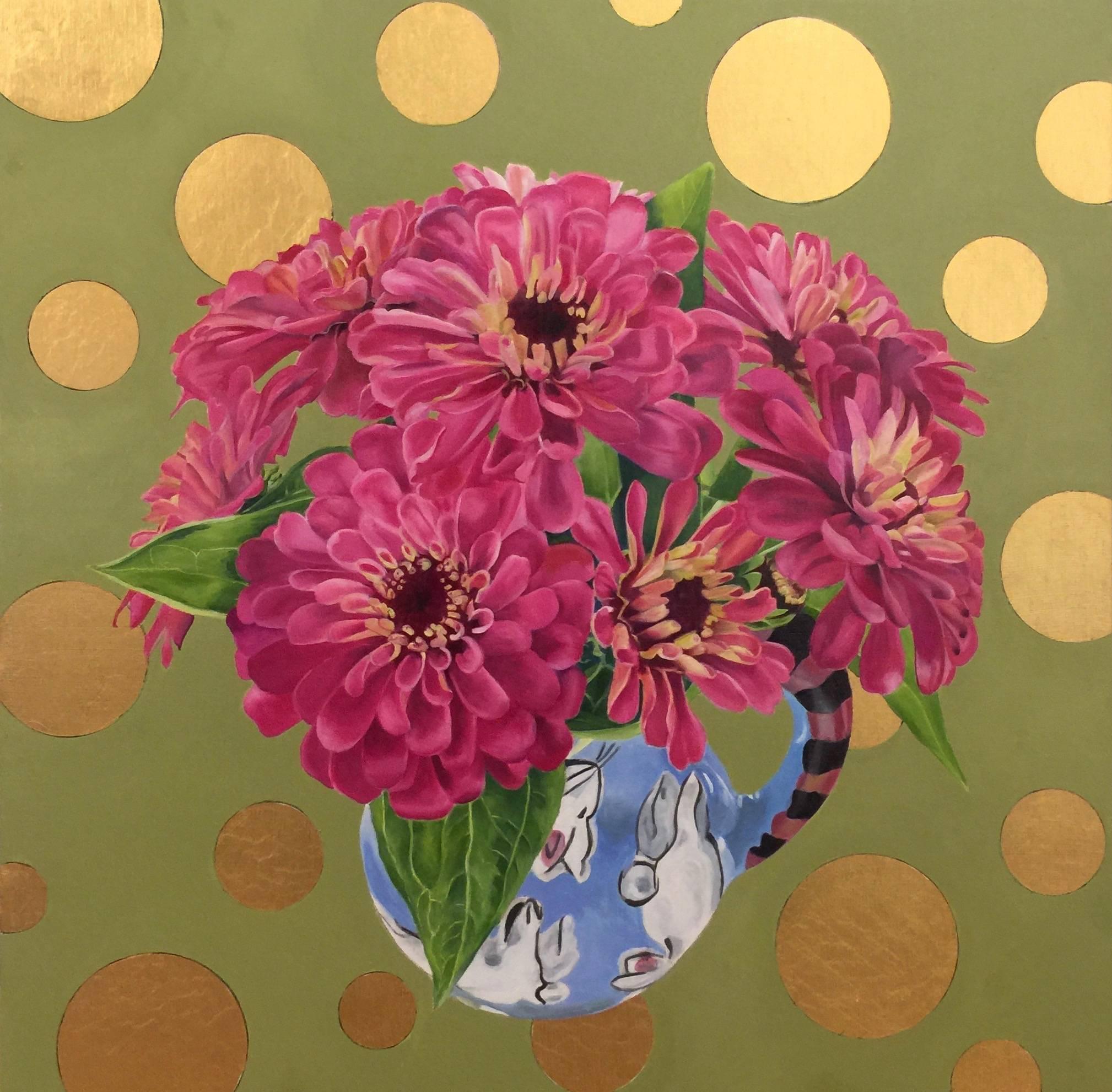 Stephanie Danforth Still-Life Painting - Polka Dots