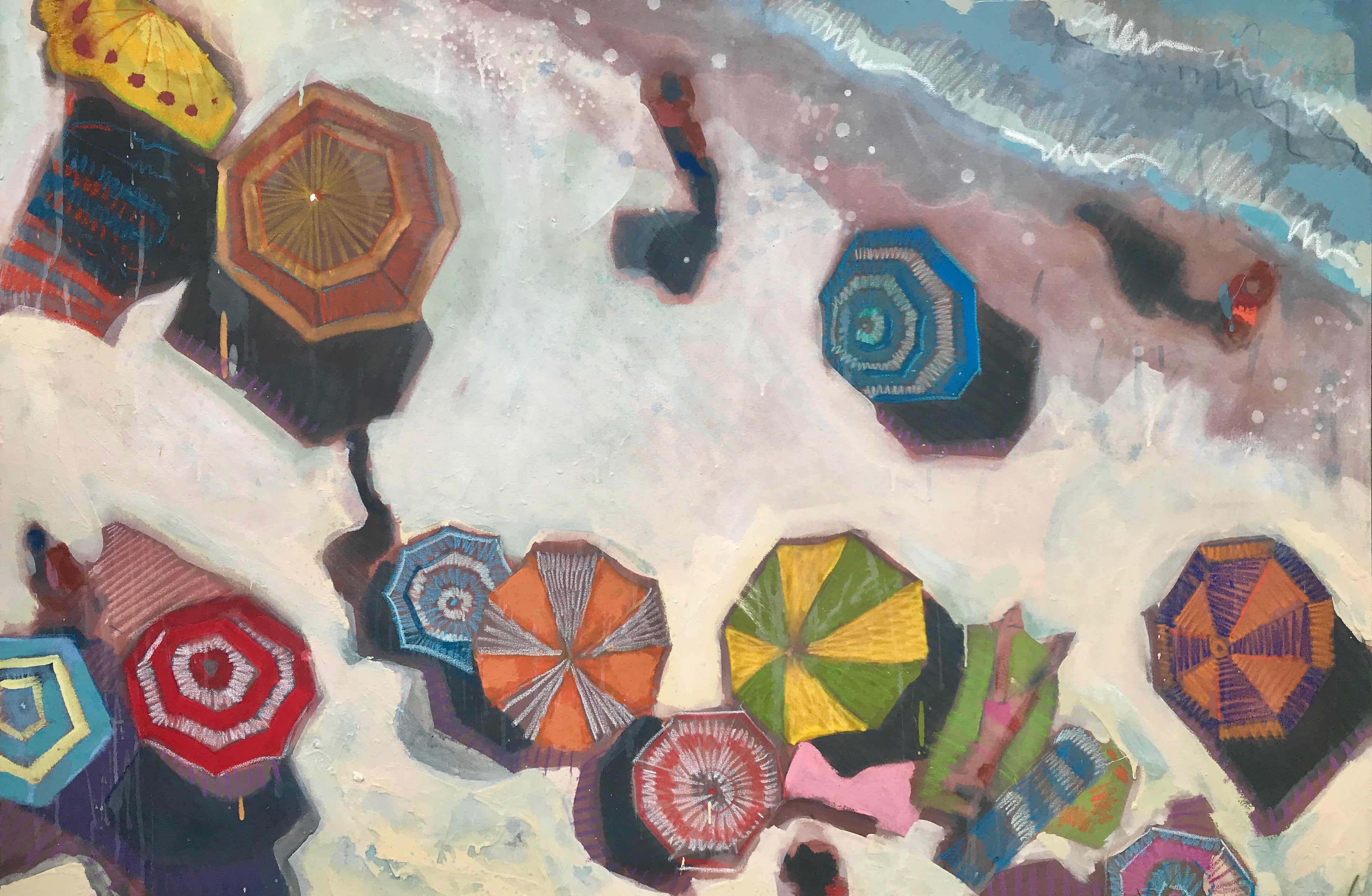 Tim Jaeger Independence Day On Turtle Beach No 1 Oil Painting