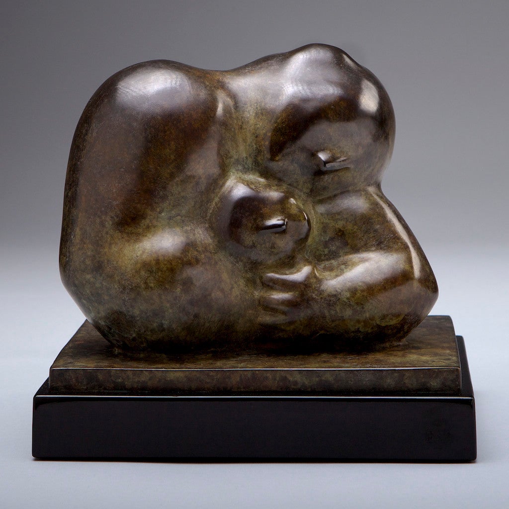 Monica Wyatt Figurative Sculpture - Fatherhood