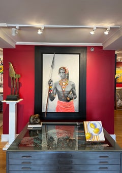 « Beauty in the Beads #8 » : guerrier, Masaï, Afrique de l'Est, culture, fierté