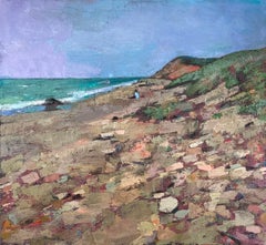 "June at Moshup Beach" Martha's Vineyard, Aquinnah, seascape, clay cliffs, wild