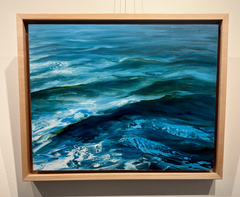 "Crossing" ocean waves, sea spray, rough waters, deep blue, open water, nautical