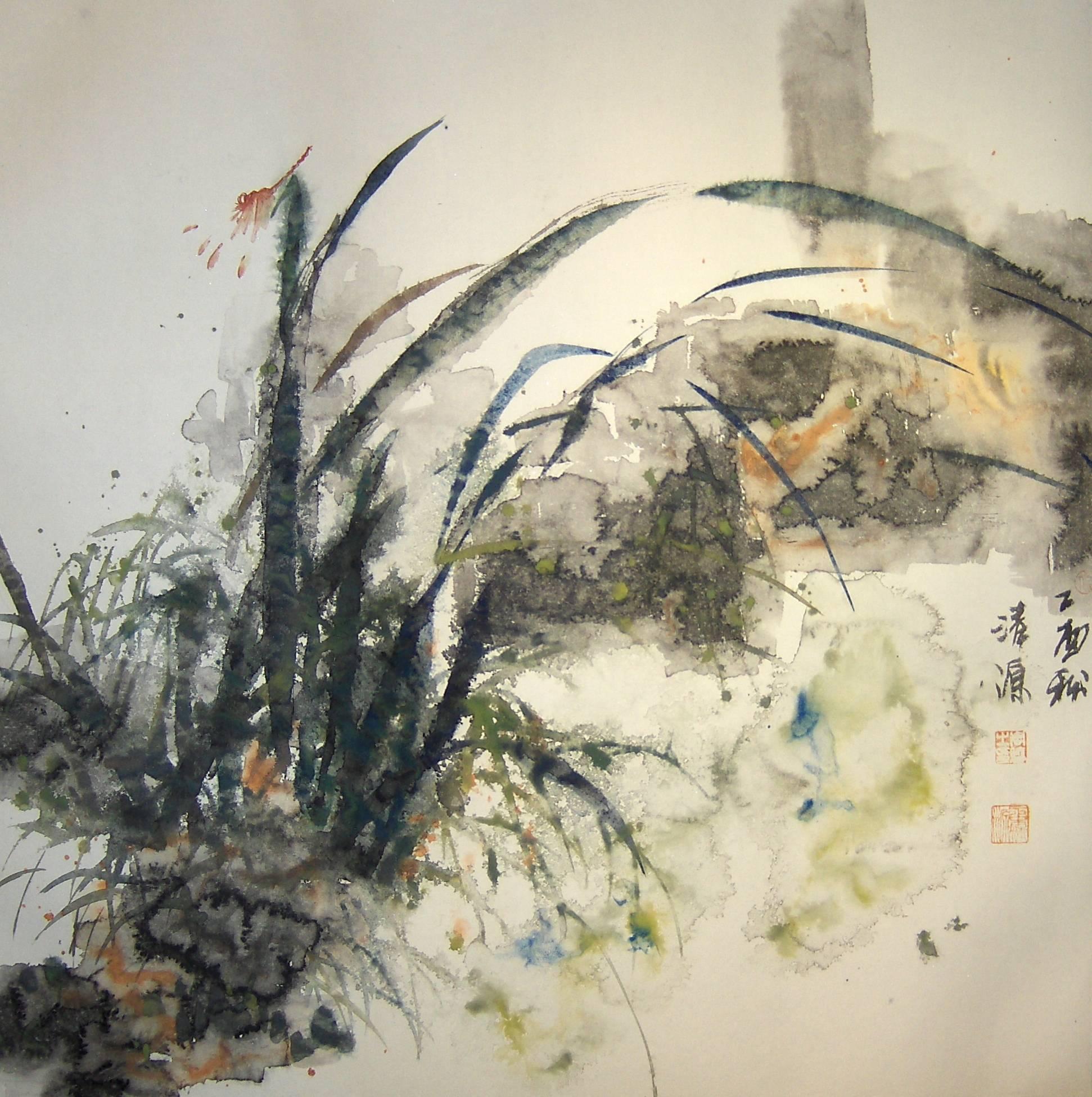 Zhou Xiao Abstract Drawing - Dragonfly #5