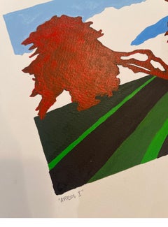 Arbol I: Contemporary Landscape Acrylic Painting