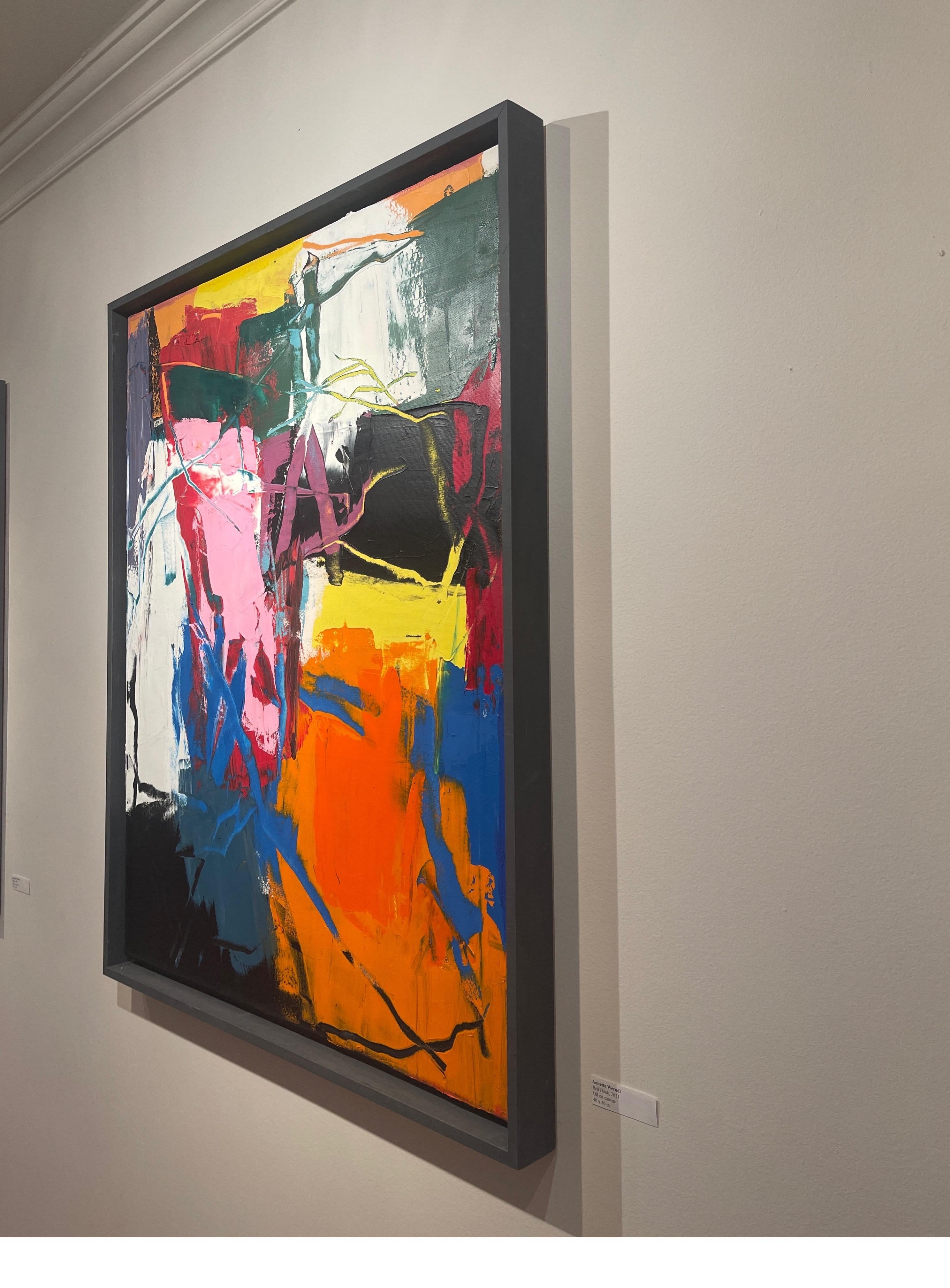 Red Hook: Pittura ad olio astratta contemporanea in vendita 1