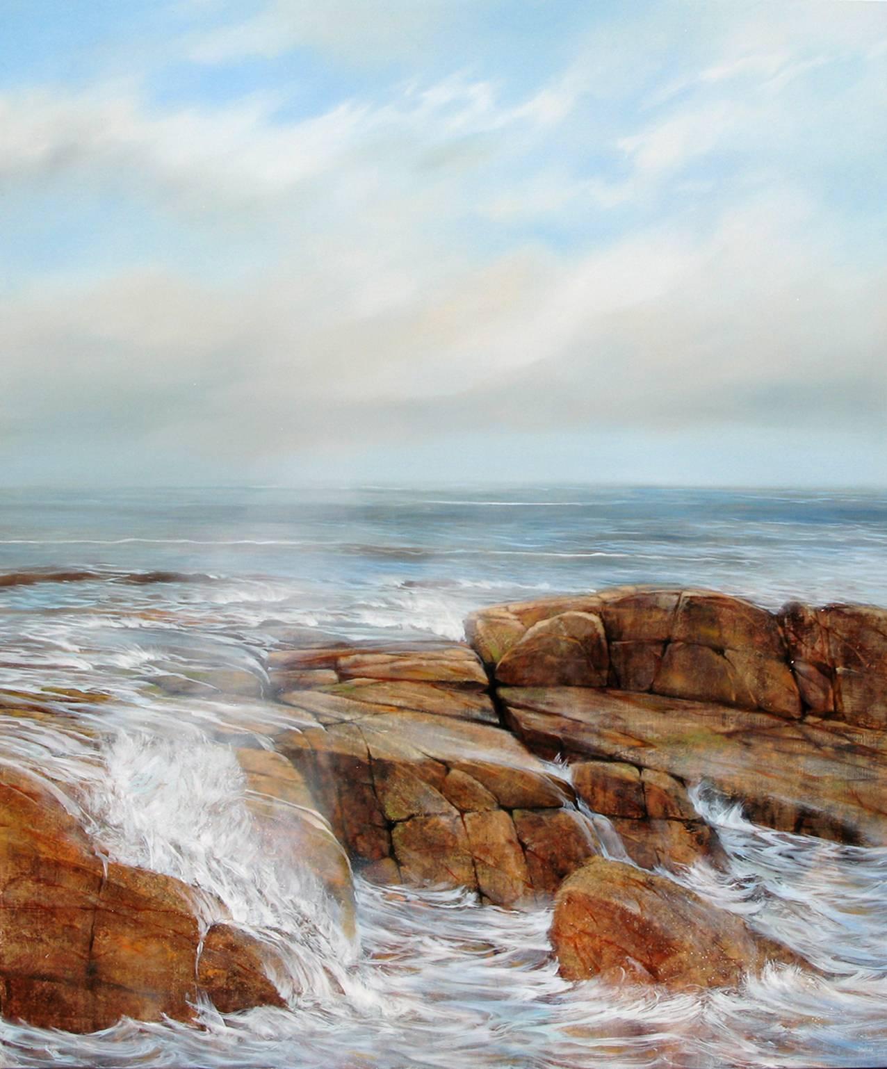 Teri Malo Landscape Painting - Encroaching Tide