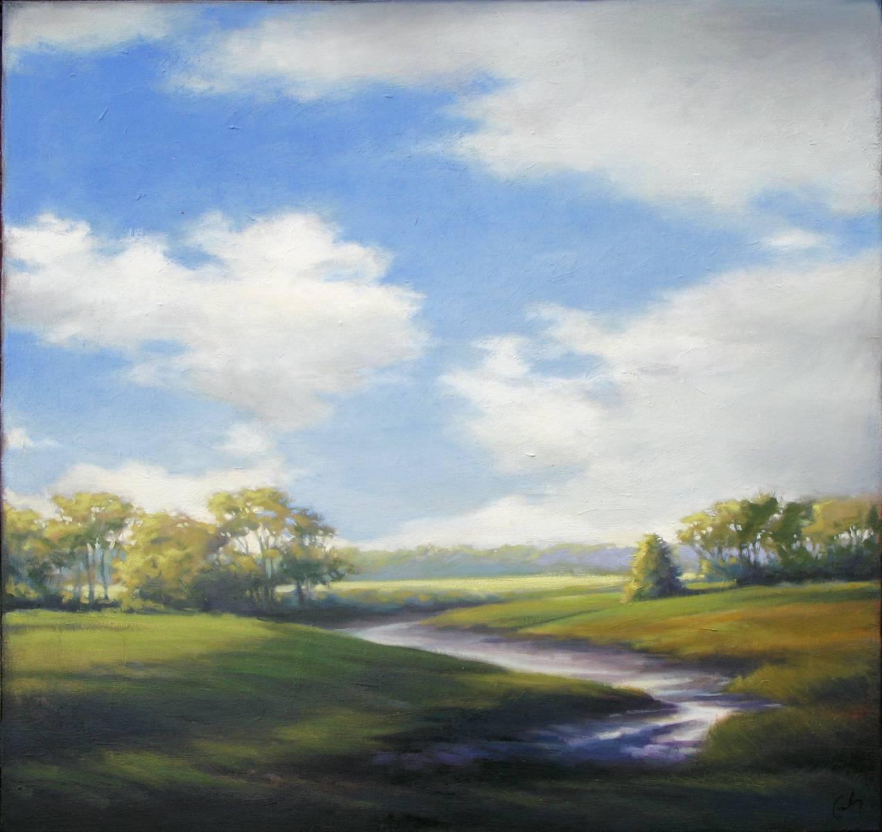 Margaret Gerding Landscape Painting - Newcastle, Maine