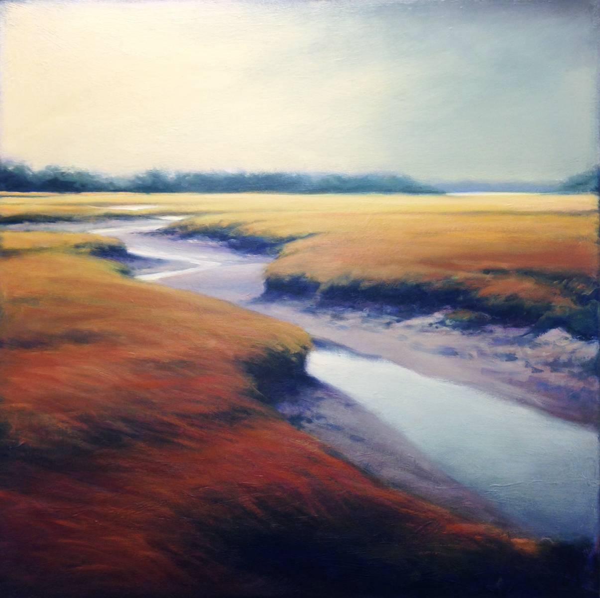 Margaret Gerding Landscape Painting - Spring's Golden Grass