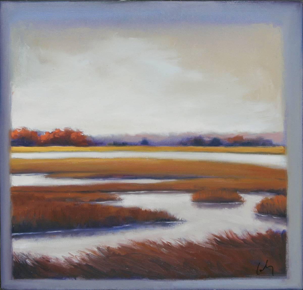 Margaret Gerding Landscape Painting - Ipswich Marsh