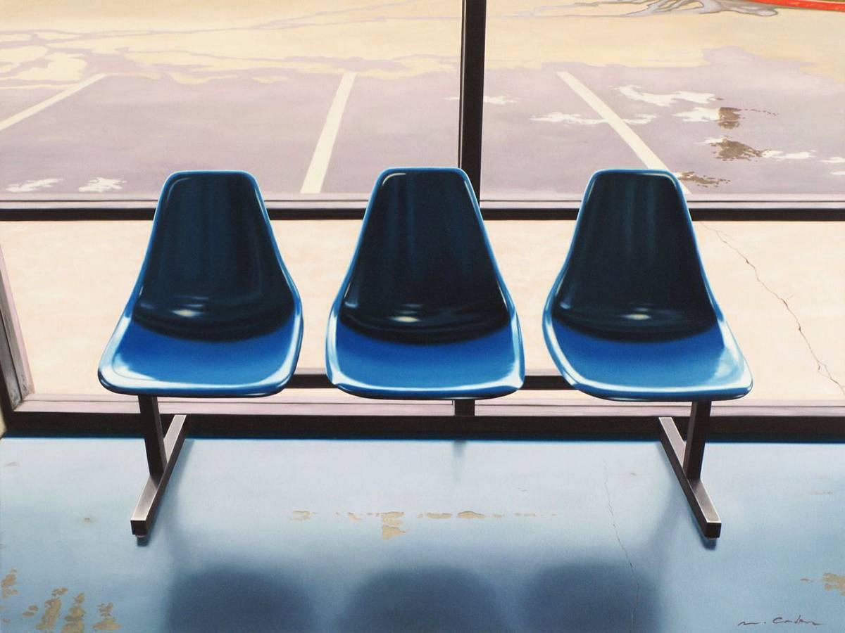 Matt Condron Interior Painting - Three Blue Seats