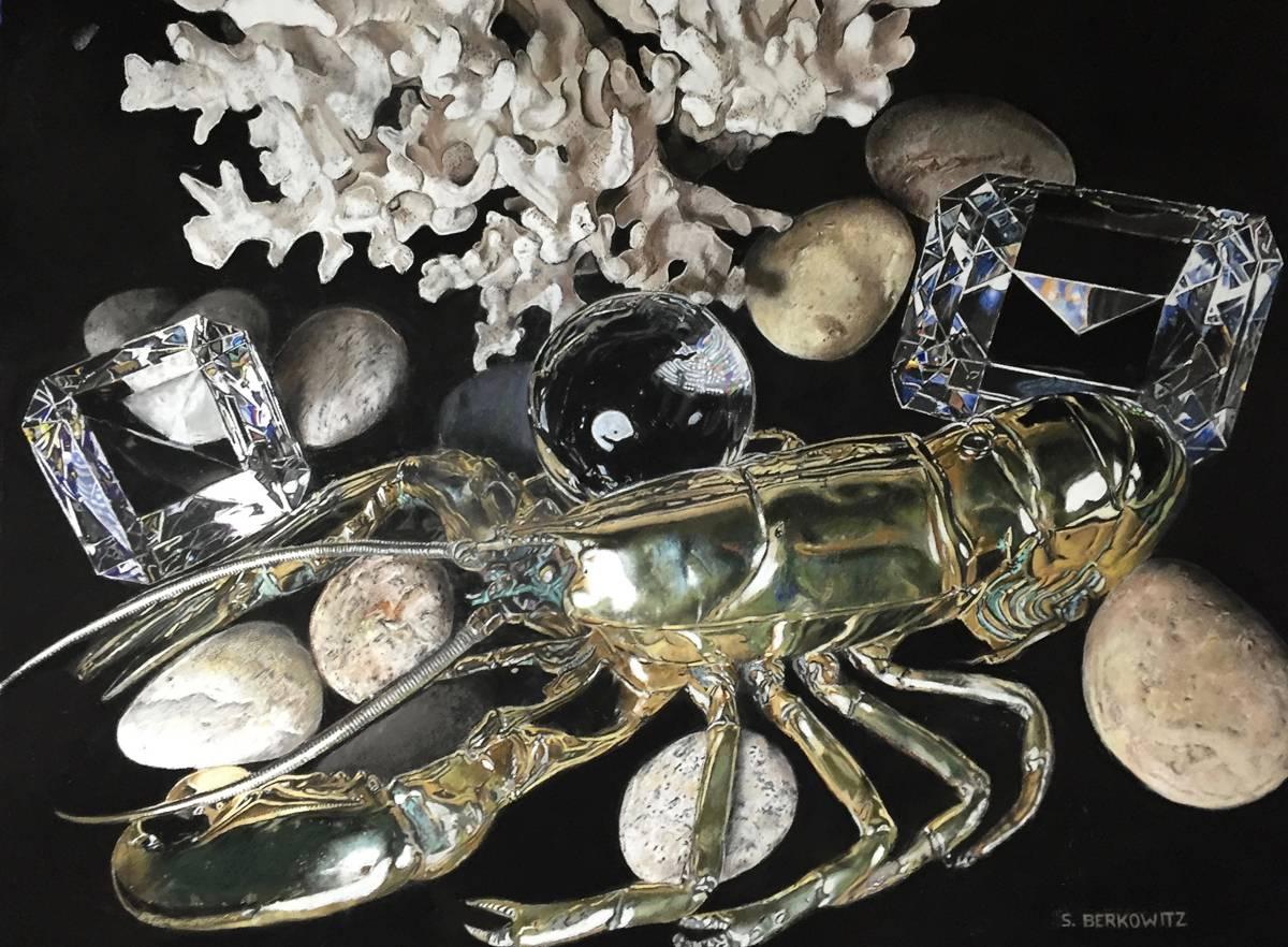 Sheldon Berkowitz Lobster, Coral and Crystals For Sale at 1stDibs