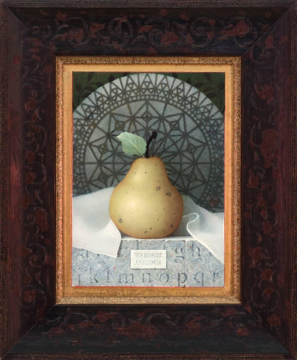 Koo Schadler Still-Life Painting - Pear, Ars Longa