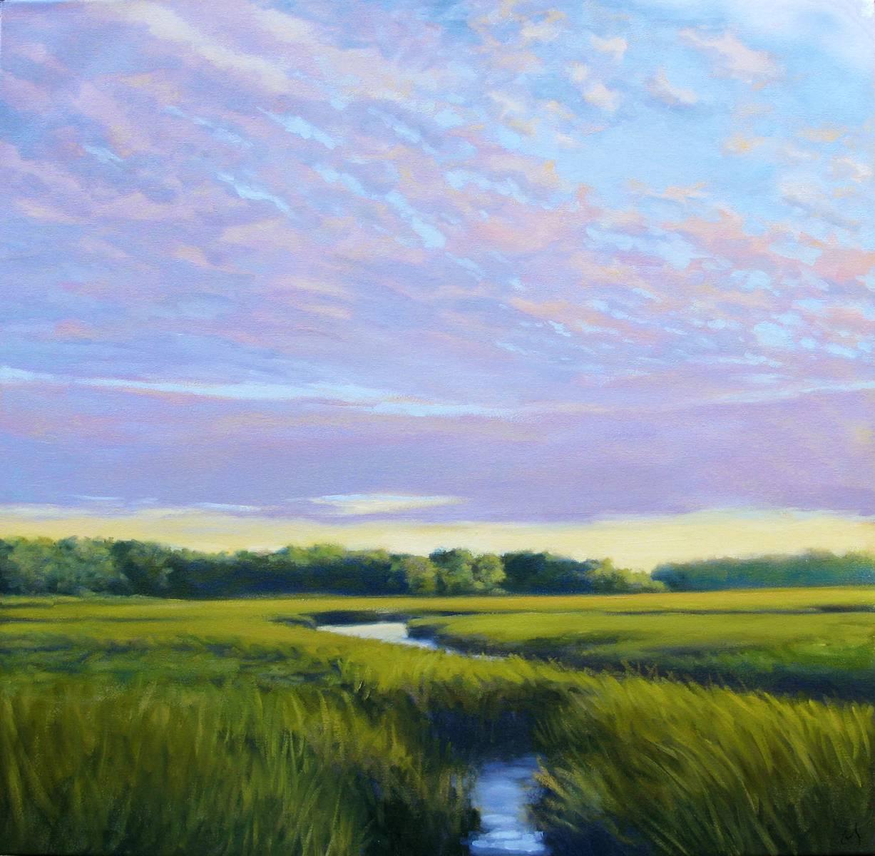 Margaret Gerding Landscape Painting - Marsh Sky II